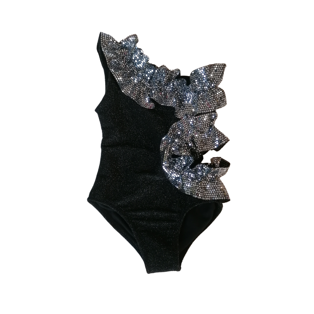 Monospalla intero rouches pillettes bambina