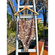 Intero fiocco leopardato donna