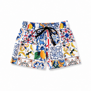 Bermuda bambino stampa siciliana - maiolica