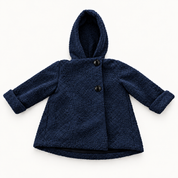 Cappottino Teddy in pura lana italiana bambina