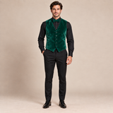 Gilet Uomo in Velluto con Papillon