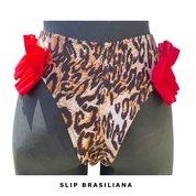 Bikini triangolo leopardato donna