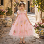 Cyclamen-colored dress