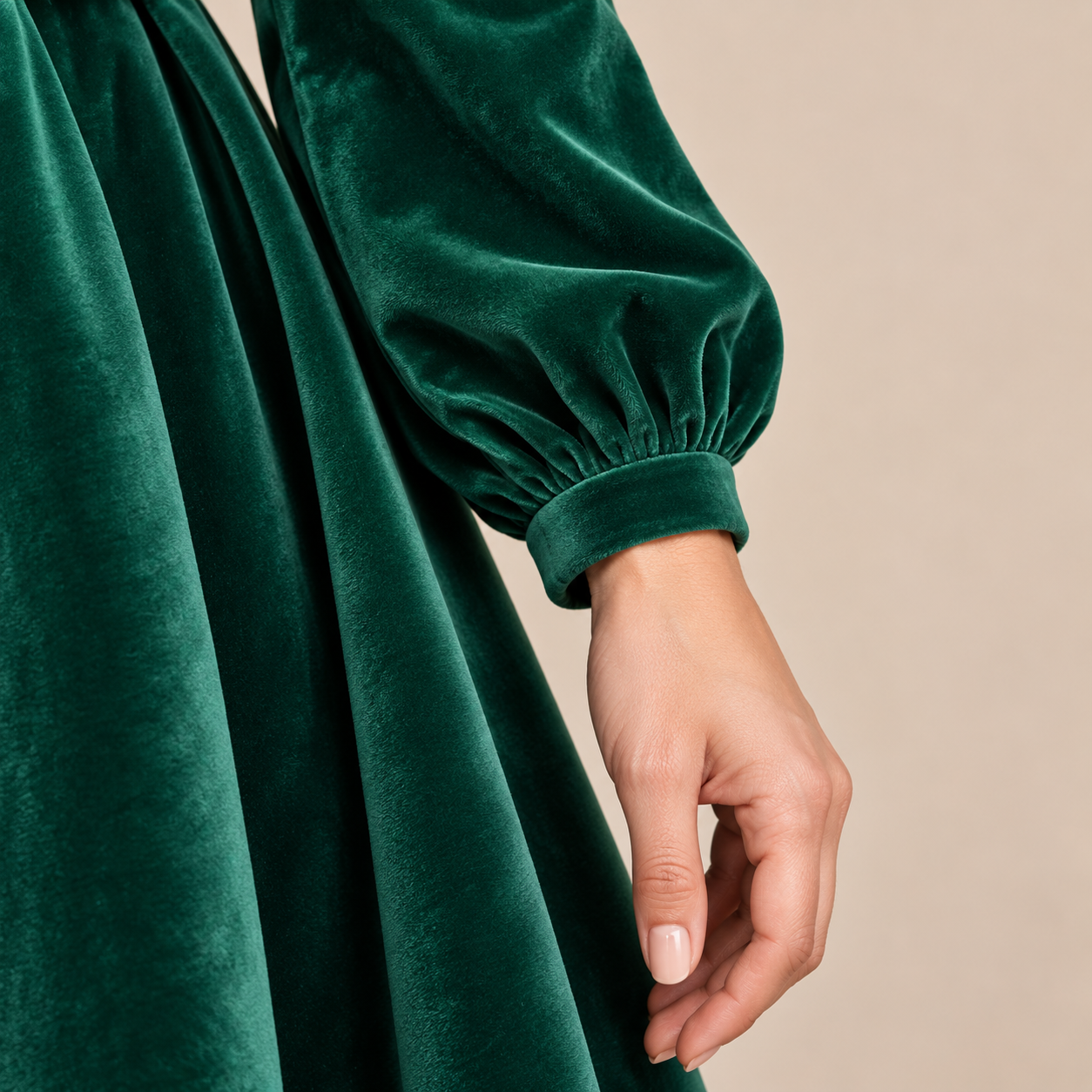 Vestitino donna in velluto con fiocco