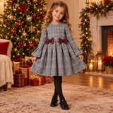 Vestitino balze in principe di Galles bambina